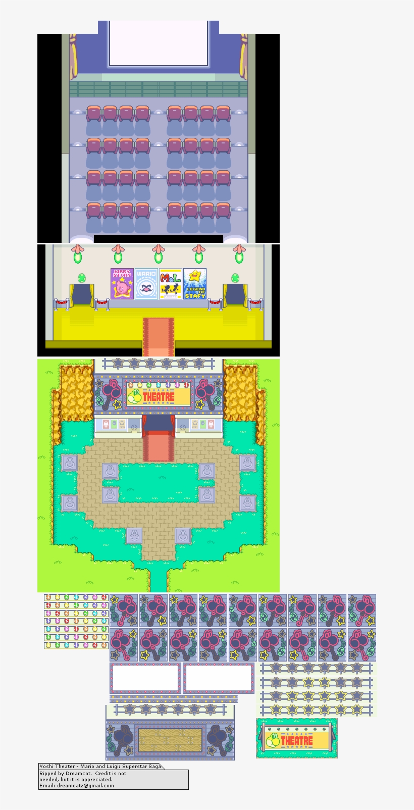 Yoshi Theatre - Theatre Sprites, transparent png download