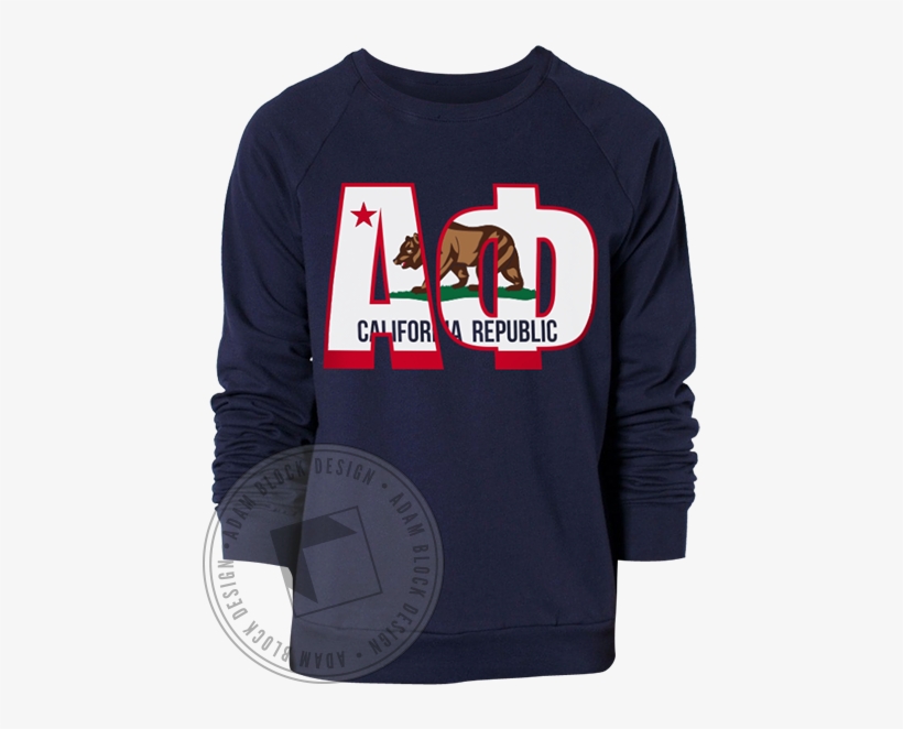 Alpha Phi California Flag Sweatshirt - California State Flag, transparent png download