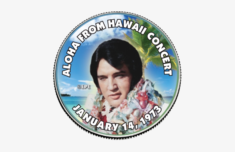 Aloha From Hawaii Elvis Presley Coin, transparent png download