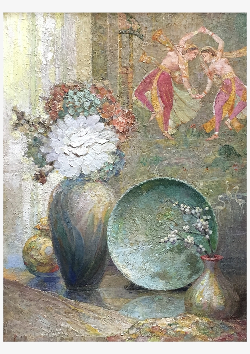John Ter Linden [1872 1958] Dutch American Still Life - Painting, transparent png download