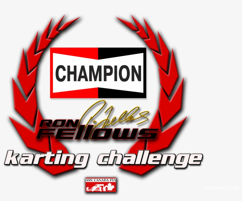 12 May Champion Ron Fellows Karting Challenge Season - Champion Spark Plugs, transparent png download