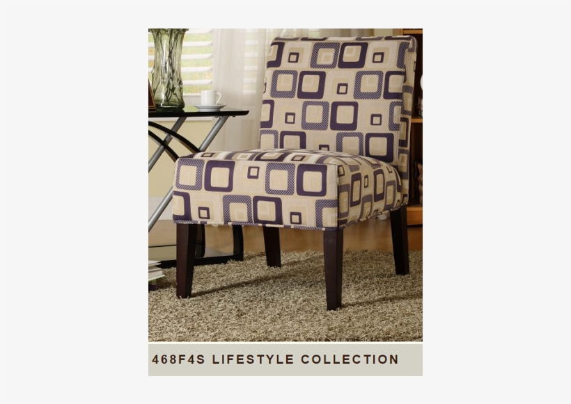 Tribecca Home Decor Cube Print Accent Lounge Chair, transparent png download