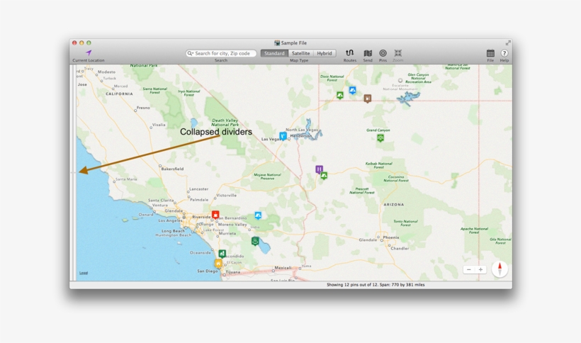 The Two Main Vertical Dividers Can Collapse Their View - Atlas, transparent png download
