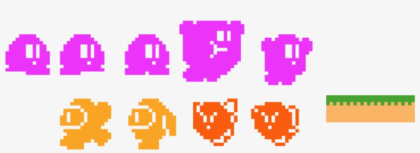 Kirby Atari 2600 Remake Sprites - Sprite, transparent png download