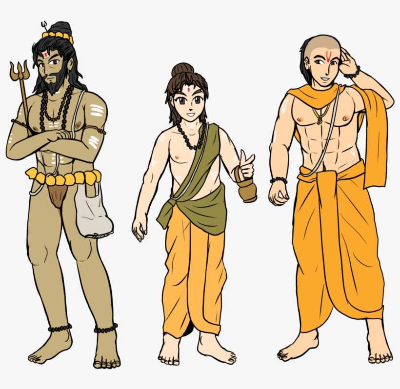 Jpg Free Download Styles Of By Vachalenxeon On Deviantart - Hindu Priest Drawing, transparent png download