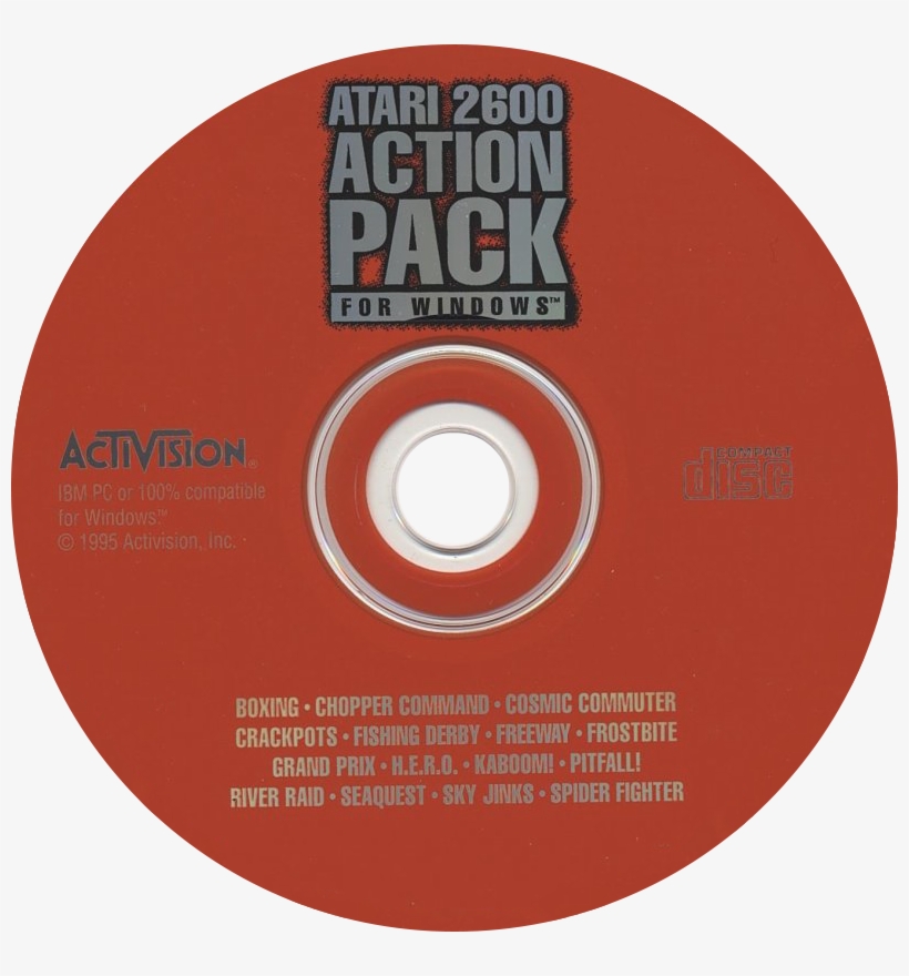 Activision's Atari 2600 Action Pack - Cd, transparent png download