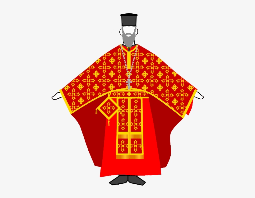 Orthodox Priest Liturgy - Russian Orthodox Priest Costum, transparent png download