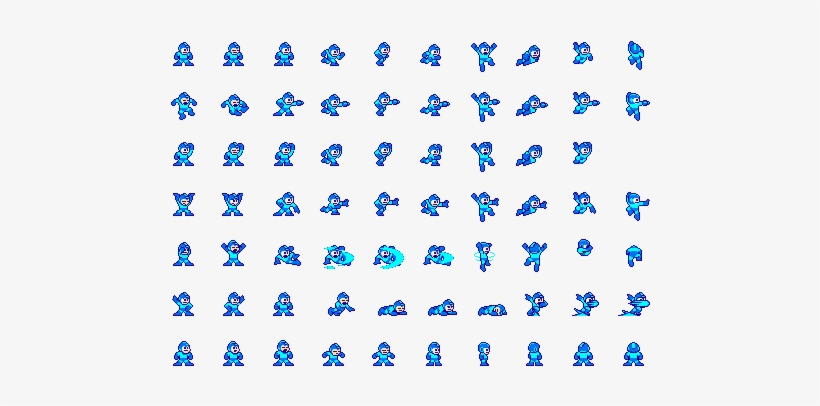 Mega Man Thread Simple Coding Project - Dash Sprite, transparent png download