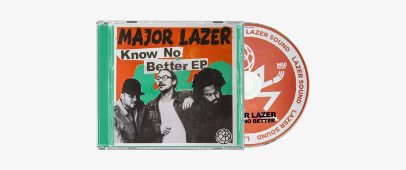 Know No Better Cd - Major Lazer Know No Better, transparent png download