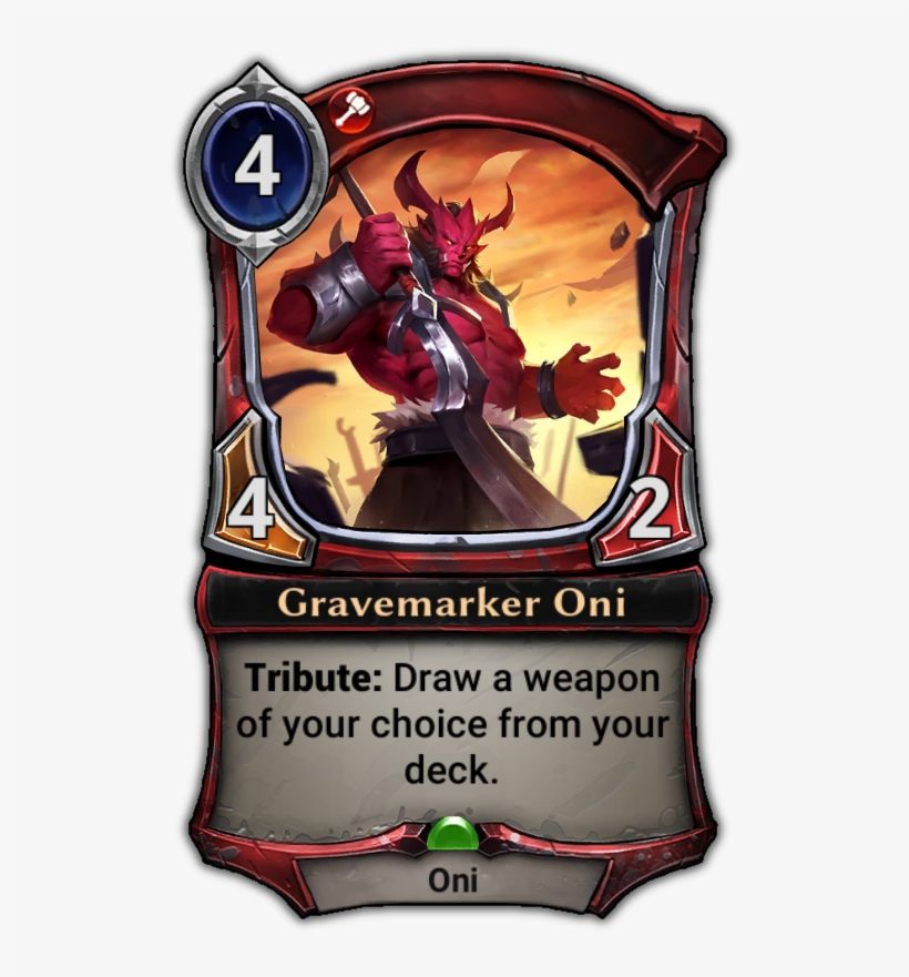 Gravemarker Oni - Jawbone Greatsword, transparent png download