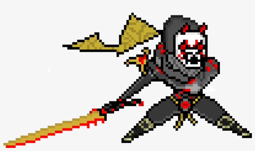 Oni Genji Pixel - Oni Genji Pixel Art, transparent png download