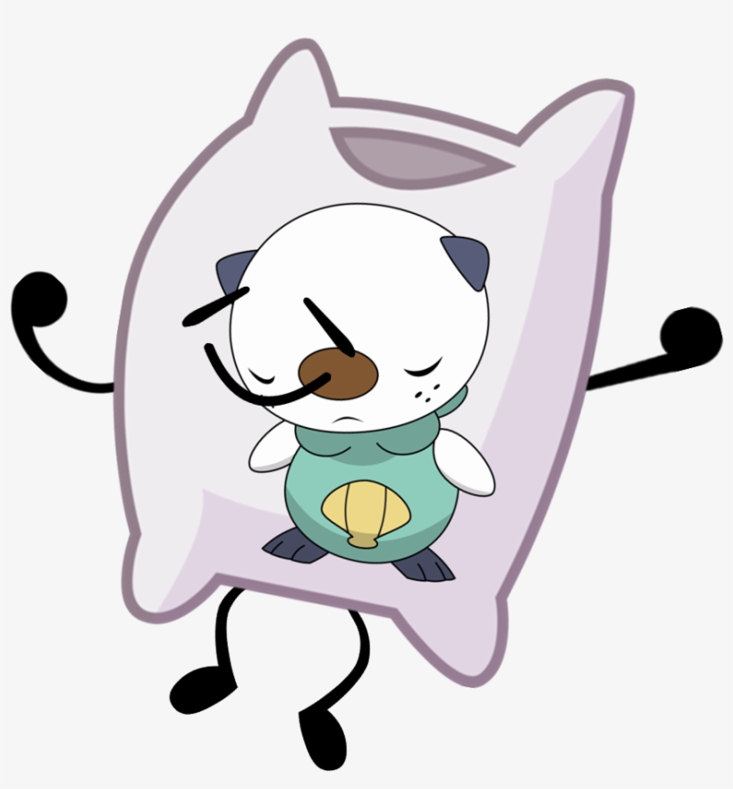 Oshawott Body Pillow Pose - Pillow, transparent png download