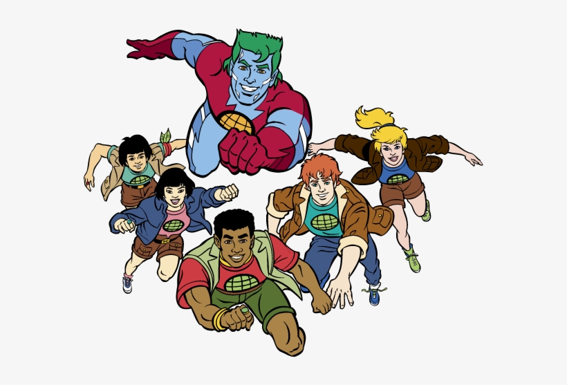 Captain Planet Png - Captain Planet And The Planeteers Png, transparent png download