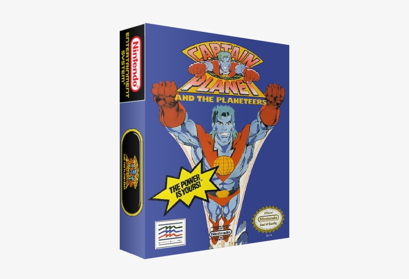 Captain Planet And The Planeteers - Captain Planet And The Planeteers Nes Nes, transparent png download