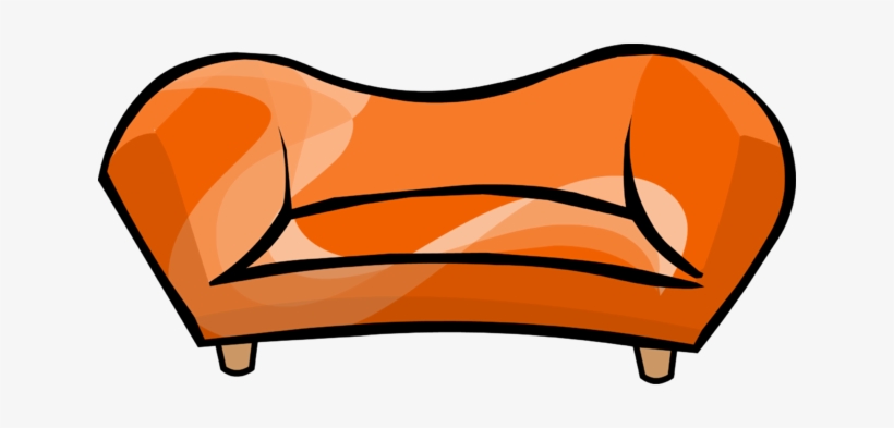 Custom Furniture 1064 Icon - Club Penguin Couch, transparent png download