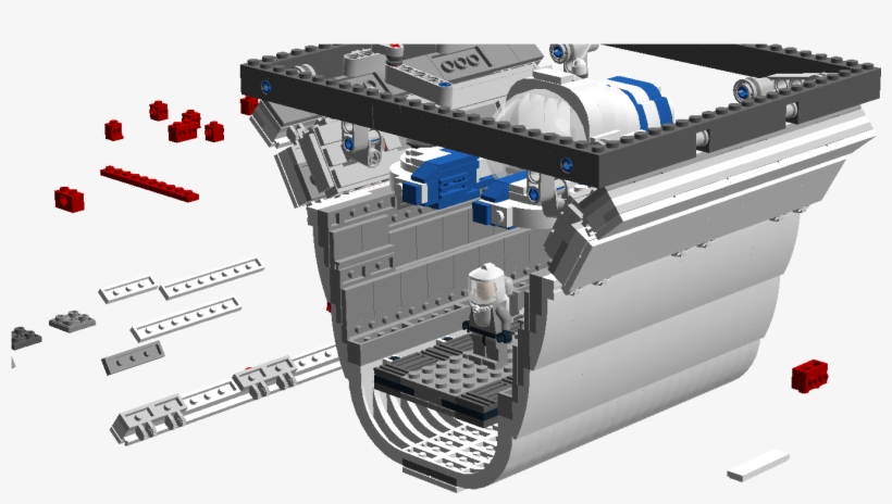 Dock Com 6 - Build A Lego Cyclops Subnautica, transparent png download