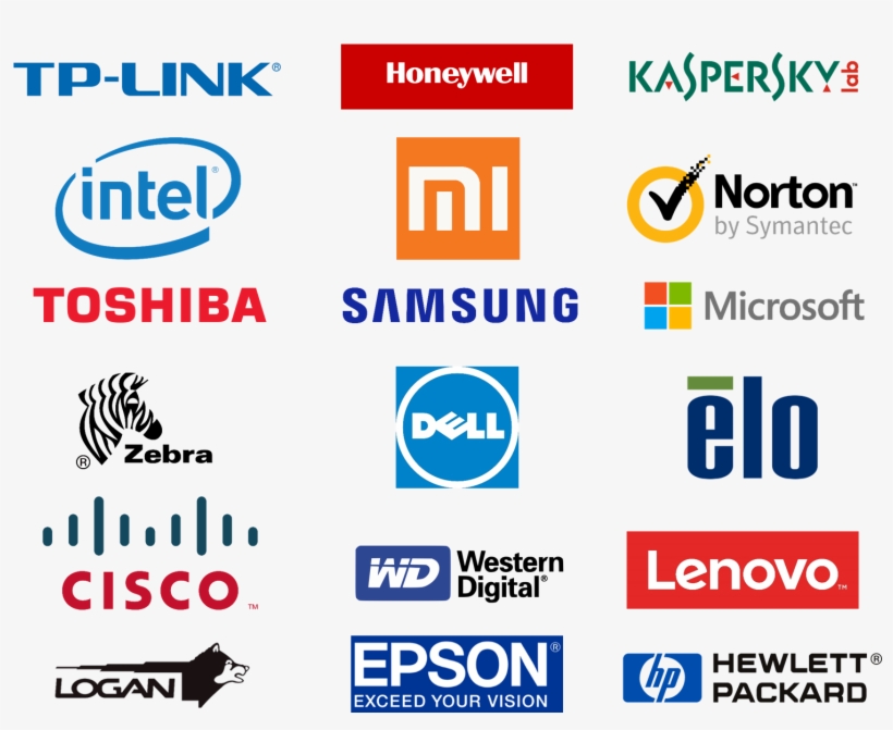 Lenovo Kapersky Microsoft Tp-link Wireplus Honeywell - Graphic Design, transparent png download