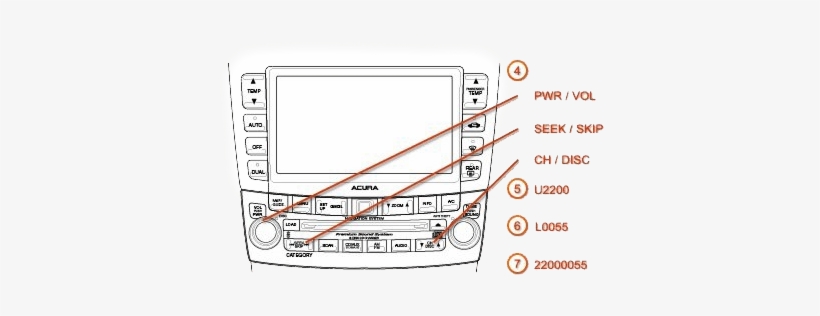 2008 Acura Tsx With Navigation System - 2006 Acura Tl Navigation Screen Fuse, transparent png download