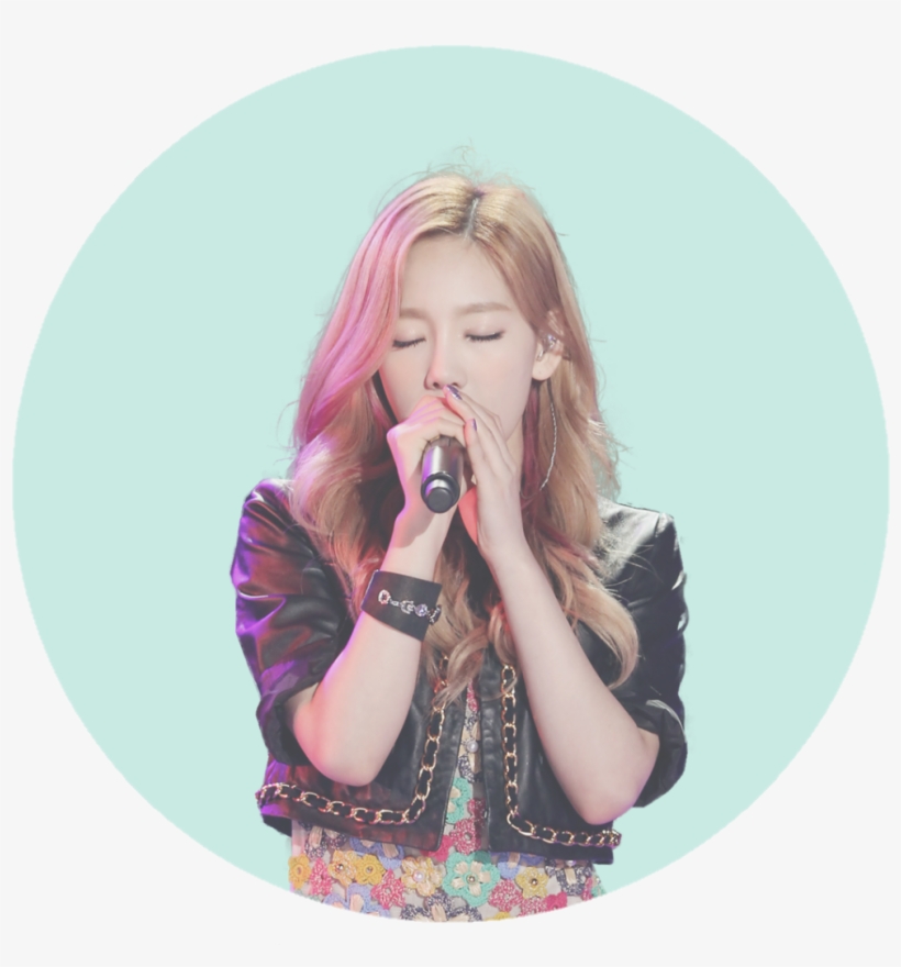 Taeyeon Snsd Girls Generation Pastel Edit Kpop Icon - K-pop, transparent png download