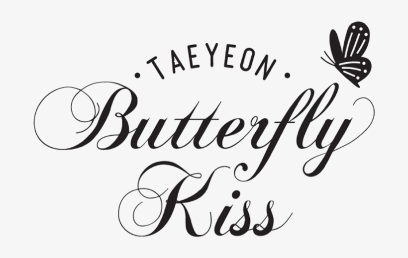 Butterfly Kiss - Taeyeon Butterfly Kiss Poster, transparent png download