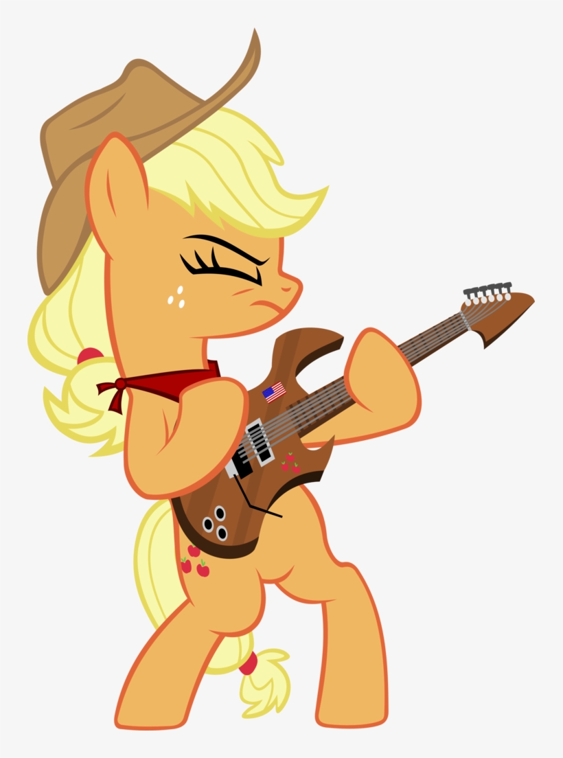 American Flag, Applejack, Artist - Country Cartoon Transparent Background, transparent png download