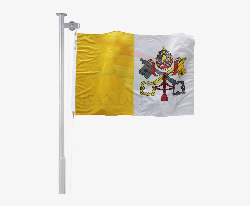 Bandeira Do Vaticano - Bandeira Do Brasil E Vaticano, transparent png download