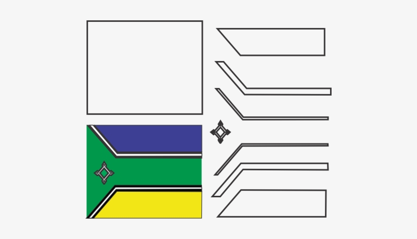Molde De Bandeira Do Brasil - Brazil, transparent png download