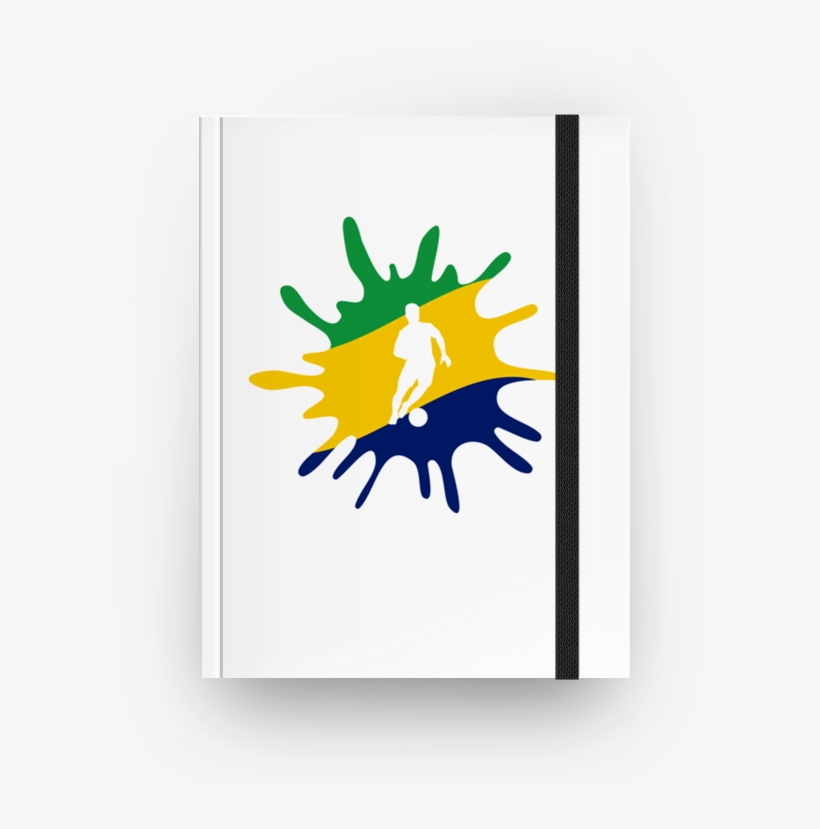 Caderno Bandeira Do Brasil Ii De Lemon Pepperna - Meu Pai É Meu Heroi, transparent png download