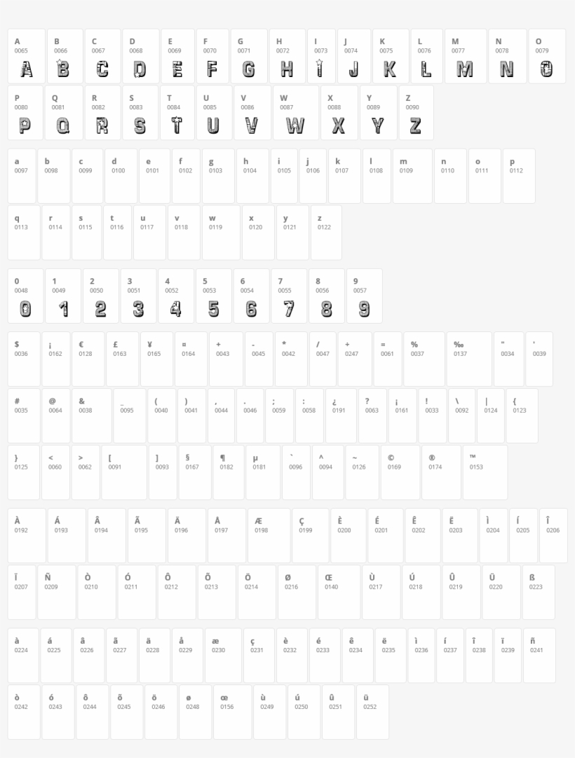 Cf Dallas Stars Character Map Font Drawing Guides PNG Image