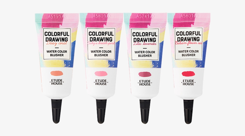Etude House Colorful Drawing Paint Blusher [4 Types - Etude House Colourful Drawing Blusher, transparent png download