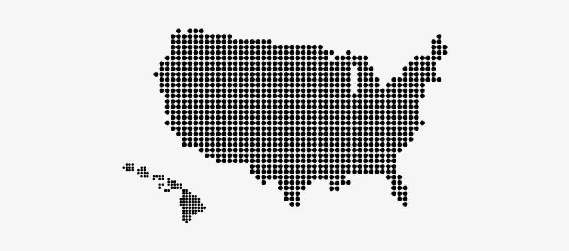 Map Of The United States Highlighting The Areas Kaiser - Top Google Searches In Us States, transparent png download