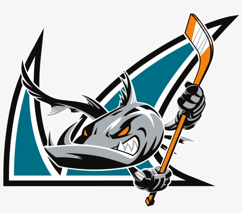 San Jose Barracuda Logo - Hockey Jersey San Jose Barracuda, transparent png download