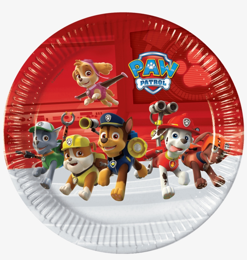 Paw Patrol Paper Plates - Paw Patrol Pup Squad Body Pillow, transparent png download