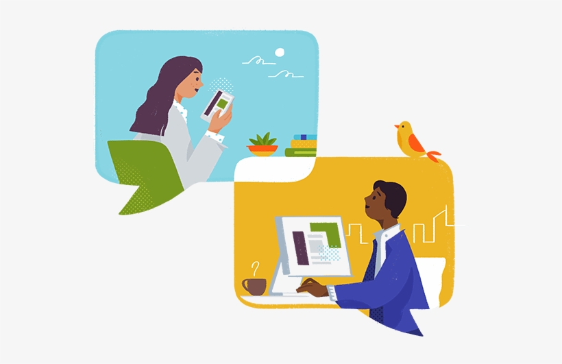 Slack Helps People Stay In Sync With A Range Of Desktop - Alice Lee Illustrator, transparent png download