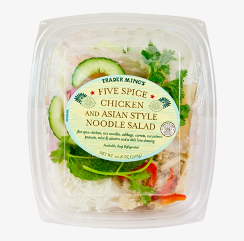 96050 Five Spice Asian Salad 5 Spice Chicken Salad Trader Joe's PNG