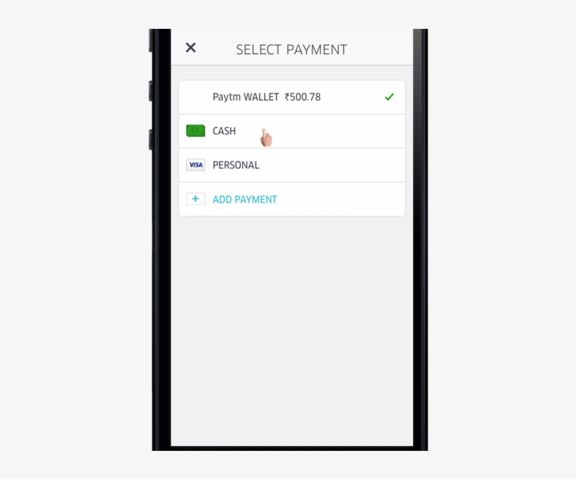 Add Payment Methods To Be Used To Pay For Rides - Reversal Film, transparent png download