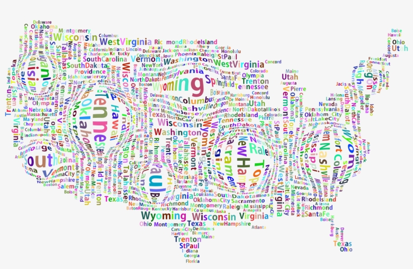 This Free Icons Png Design Of Prismatic Distorted America, transparent png download