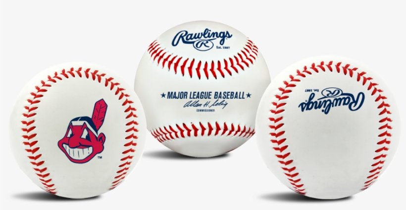 Rawlings The Original Team Logo Baseball - Cleveland Indians, transparent png download