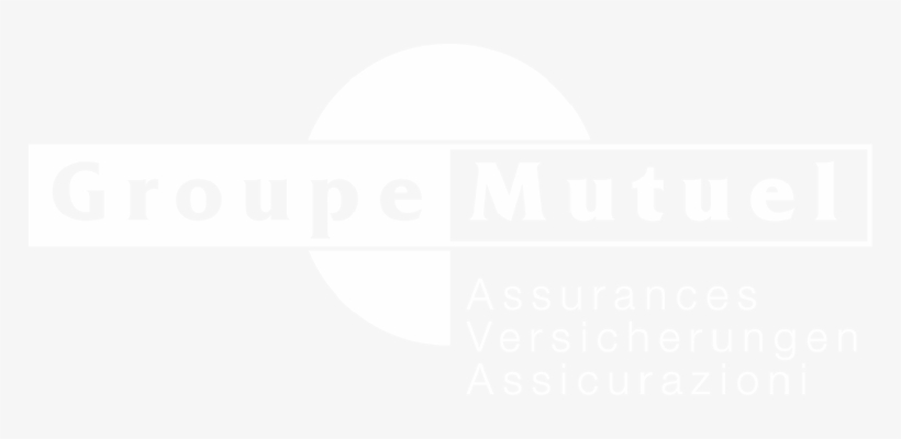 Logo Groupe Mutuel White - Groupe Mutuel Sa, transparent png download