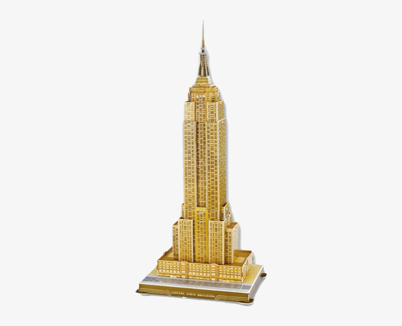 Quick Overview - Empire State Building 55 Piece 3d Puzzle, transparent png download