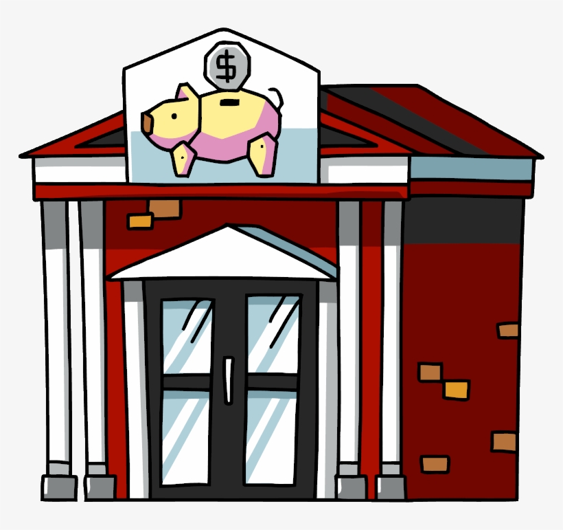 Collection Of Free Establishing - Scribblenauts Bank Png, transparent png download