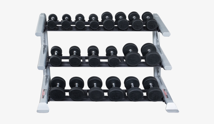 Pcl Sdkr 3 Tier Saddle Dumbell Rack - Body Solid 3 Tier Saddle Commercial Dumbbell Rack, transparent png download