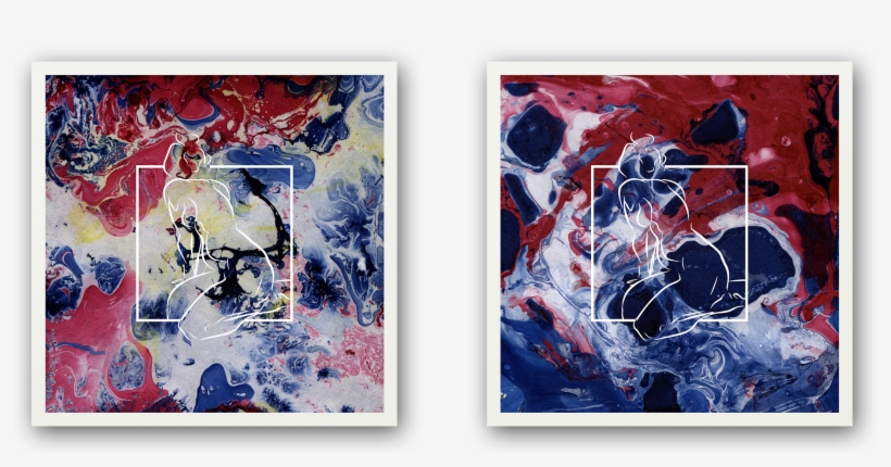 Acrylic Drawing Aesthetic - Drawing, transparent png download