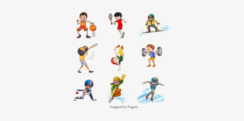 Cartoon Sports Exercise Villain, Basketball, Athletes,, transparent png download