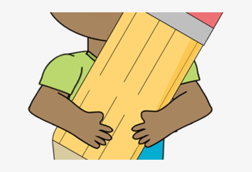 Holding A Pencil Clipart, transparent png download