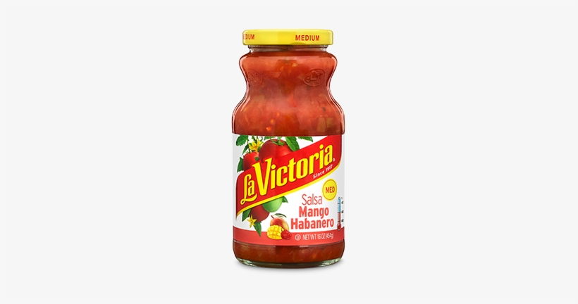 La Victoria® Mango Habanero Medium - La Victoria Salsa Ranchera, Hot - 16 Oz Jar, transparent png download