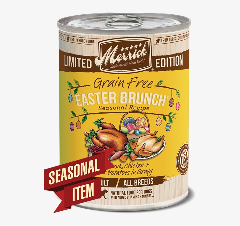 Grain Free Easter Brunch Seasonal Recipe - Merrick Pugs N Kisses, transparent png download