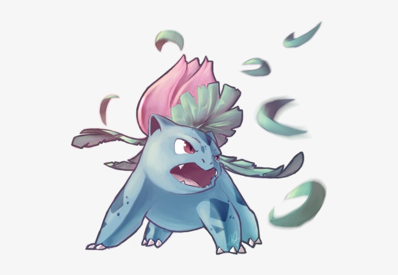 Download Ivysaur S Leaf By Lanmana On Deviantart - Ivysaur Fanart, transparent png download