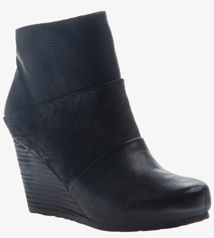 Dharma In Black Ankle Boots - Otbt Women's Dharma Wedge Ankle Boot, Size: 8, Black, transparent png download