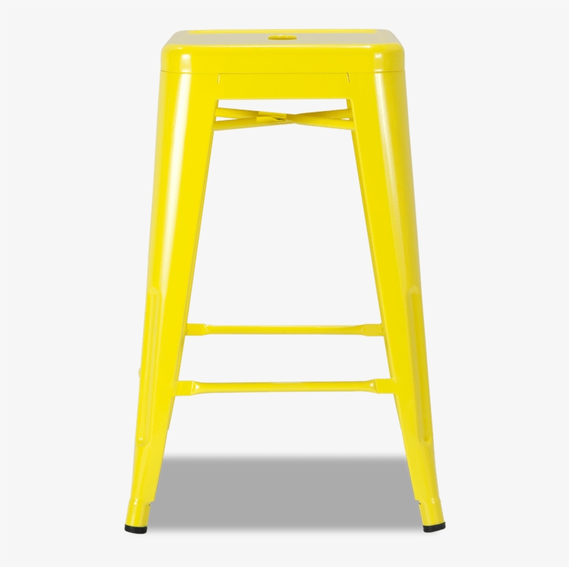 Edgemod Trattoria 24" Bar Stool Finish Polished Gunmetal PNG Image